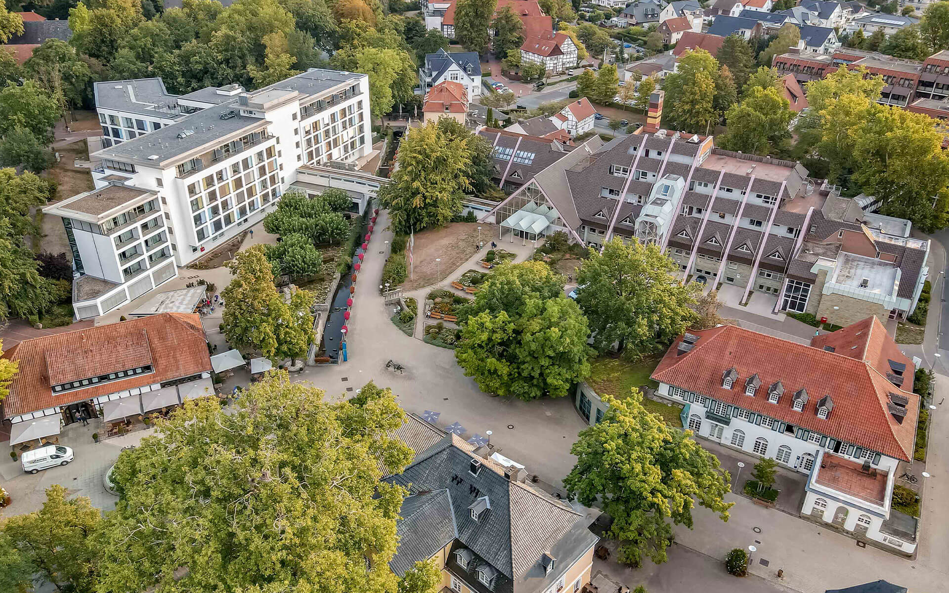 Drohnenaufnahme Klinik Hellweg